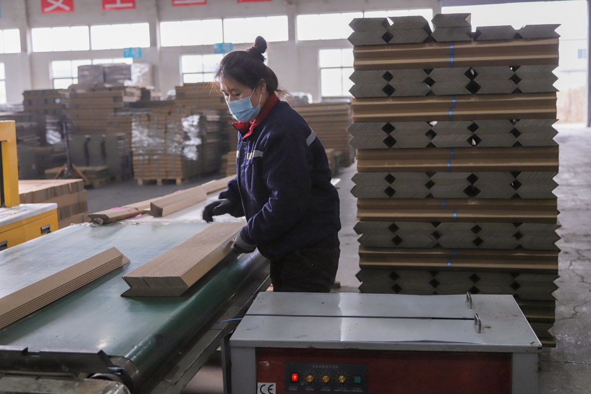 纸护角成品打包